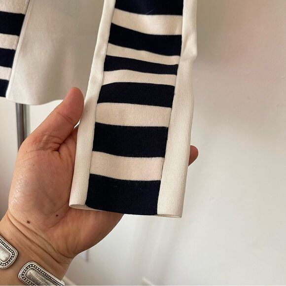 Rag & Bone Cecilee Navy Blue and White stripe Sweater Medium - Picture 4 of 8